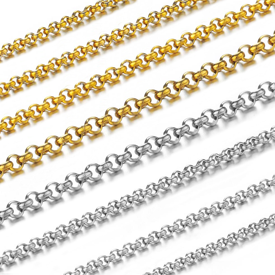 Body Jewels - 1 Meter 2-4mm Stainless Steel O-shaped