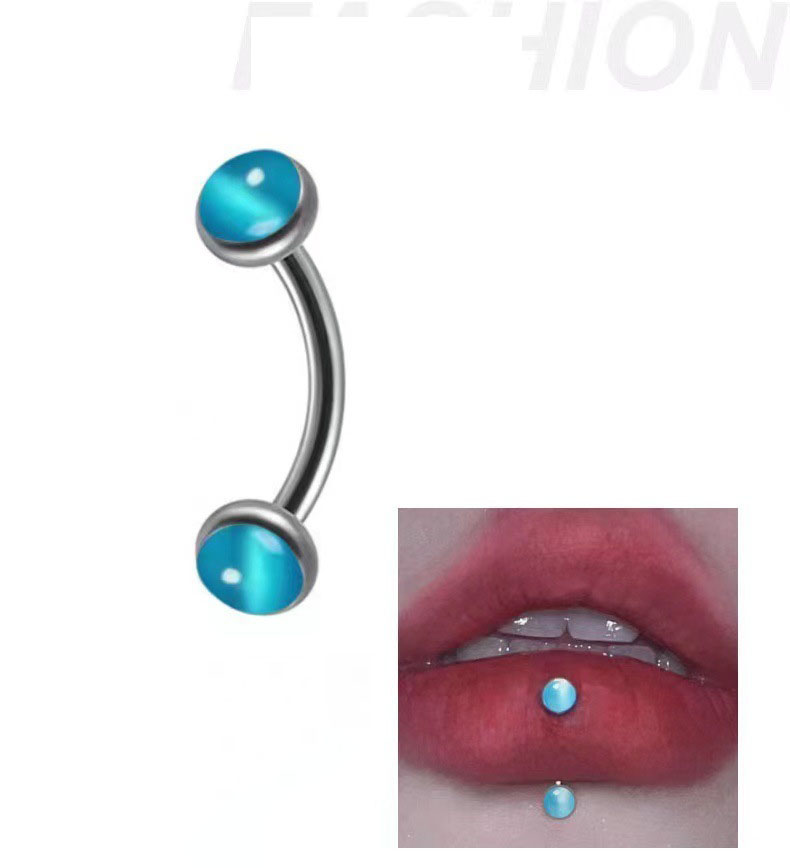 1Piece Eyebrow Piercing Banana - Rook Curved Barbell ulasan dan harga