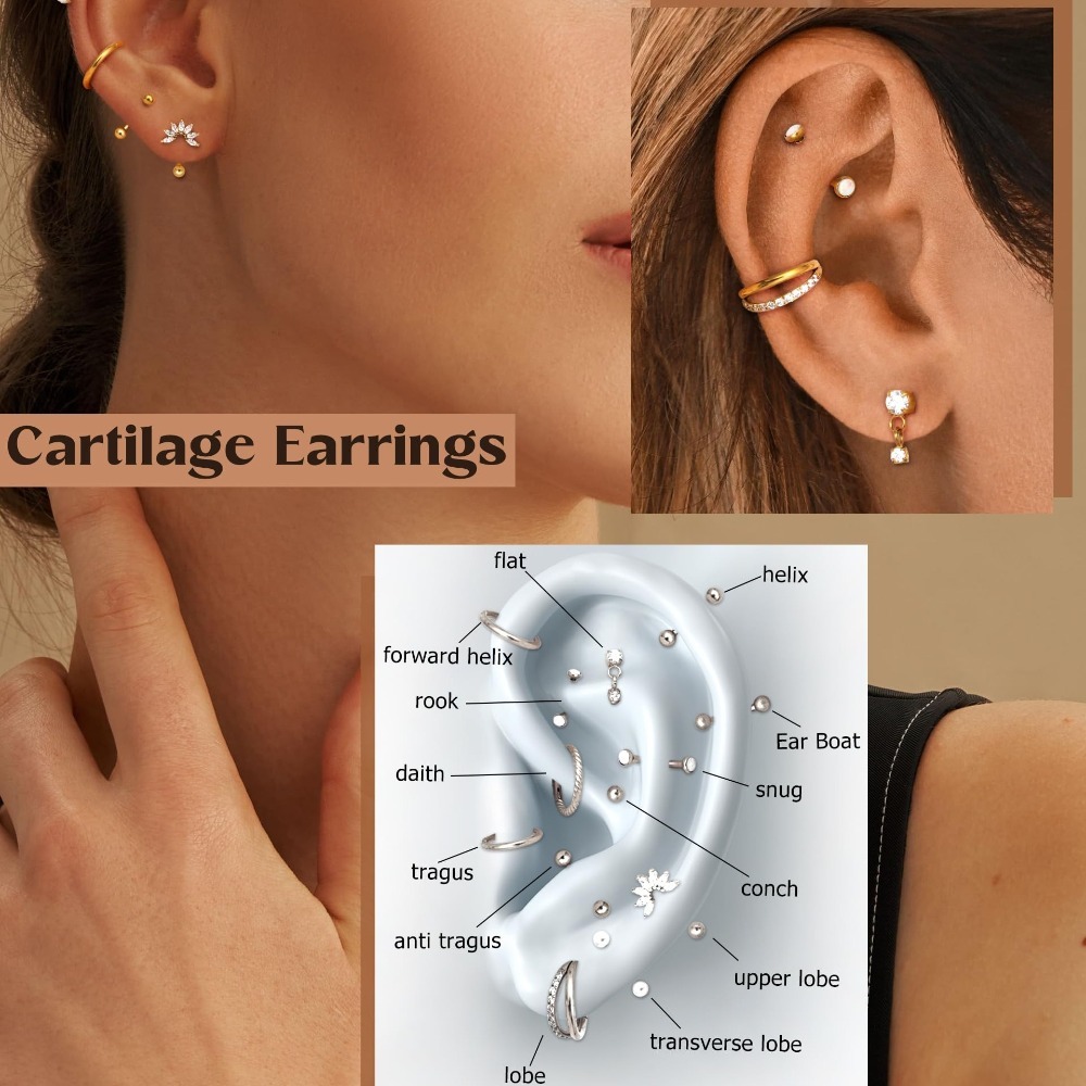 Drperfect 1PC Rook Eyebrow Pie - Rook Curved Barbell ulasan dan harga