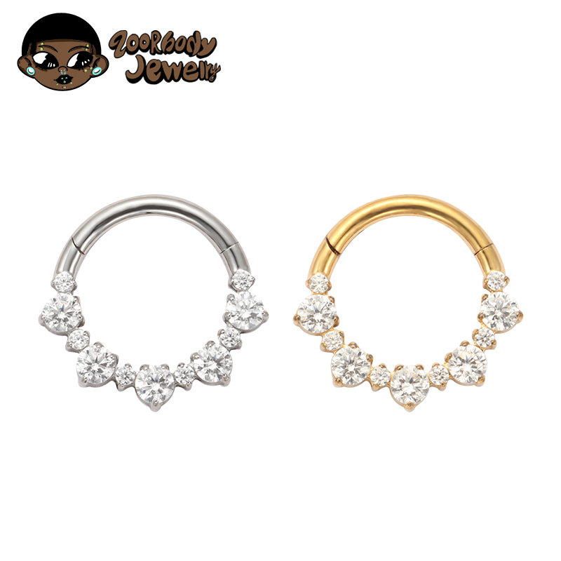 ASTM F136 TItanium Daith Click - Zoor Body Jewelry ulasan dan harga