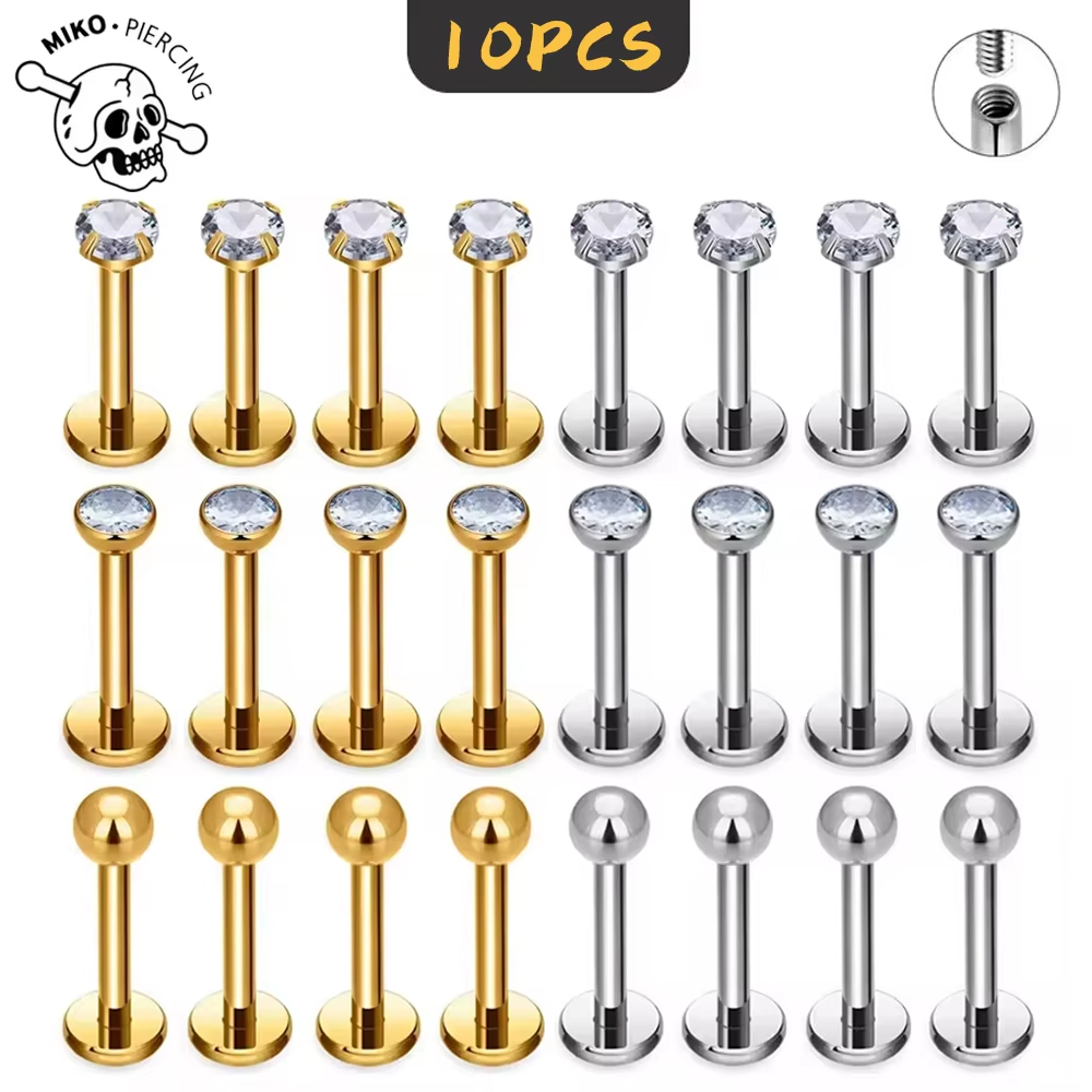 10Pc ASTM F136 G23 Titanium La - Zoor Body Jewelry ulasan dan harga
