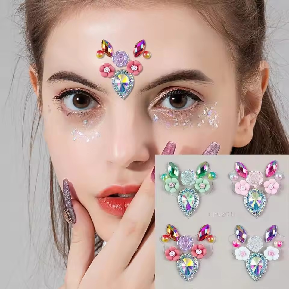 New 3D Rhinestones for Face Fe - Body Jewels ulasan dan harga
