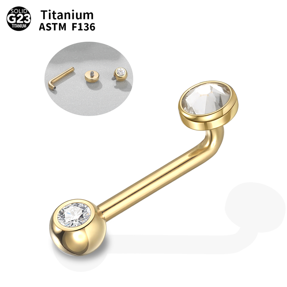 1PC  Implant Grade Titanium Ch - Body Jewelry Vch ulasan dan harga
