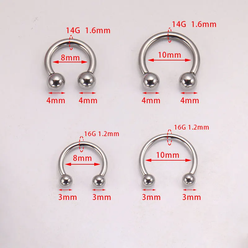 5pcs ASTM F136 Titanium Horses - Zoor Body Jewelry ulasan dan harga