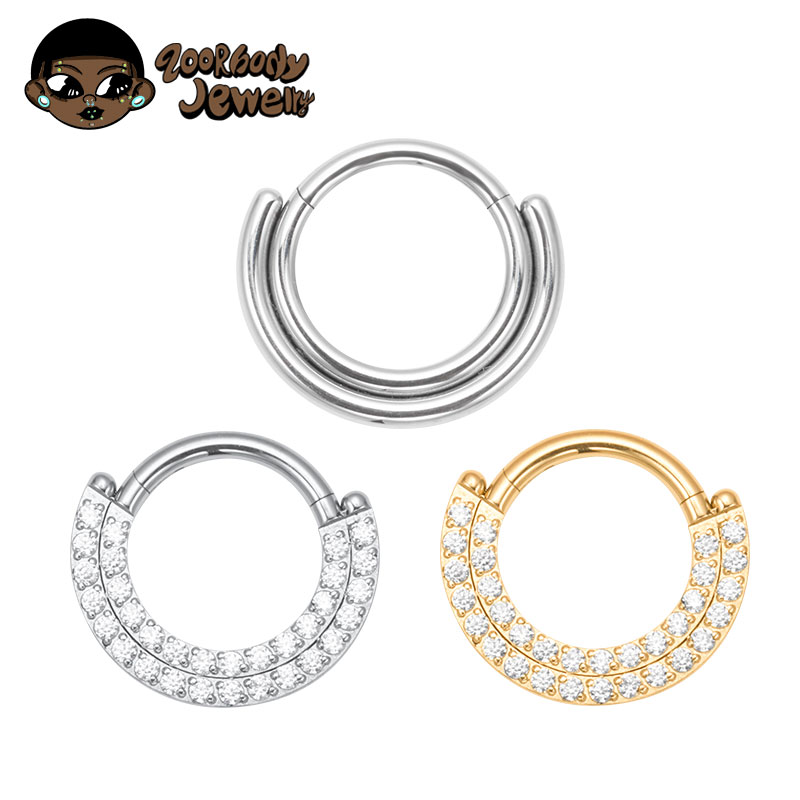 ASTM F136 Titanium Clicker Sep - Zoor Body Jewelry ulasan dan harga