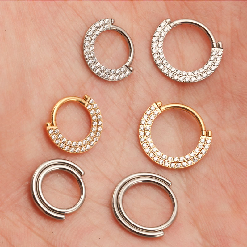 ASTM F136 Titanium Clicker Sep - Zoor Body Jewelry ulasan dan harga