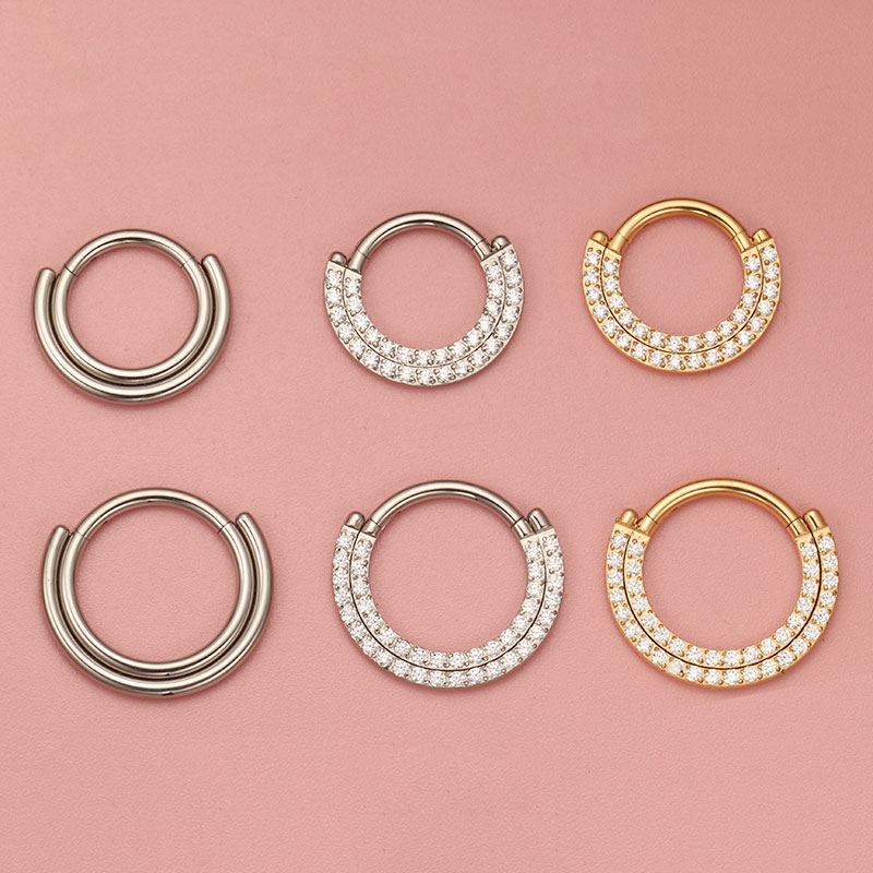 ASTM F136 Titanium Clicker Sep - Zoor Body Jewelry ulasan dan harga