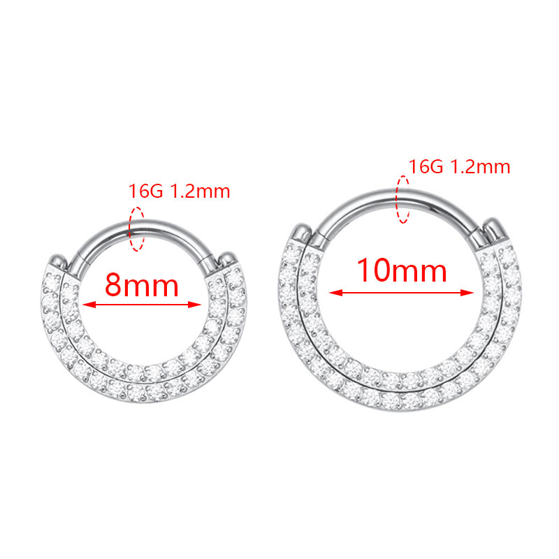ASTM F136 Titanium Clicker Sep - Zoor Body Jewelry ulasan dan harga