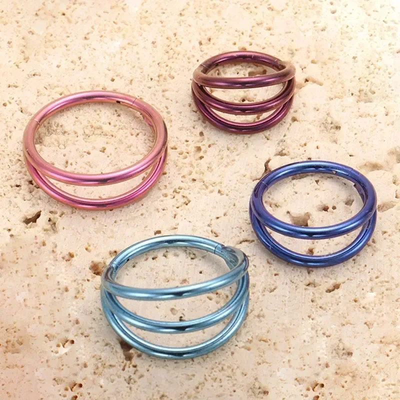 ASTM F136 Titanium 3 Layer Hin - Zoor Body Jewelry ulasan dan harga