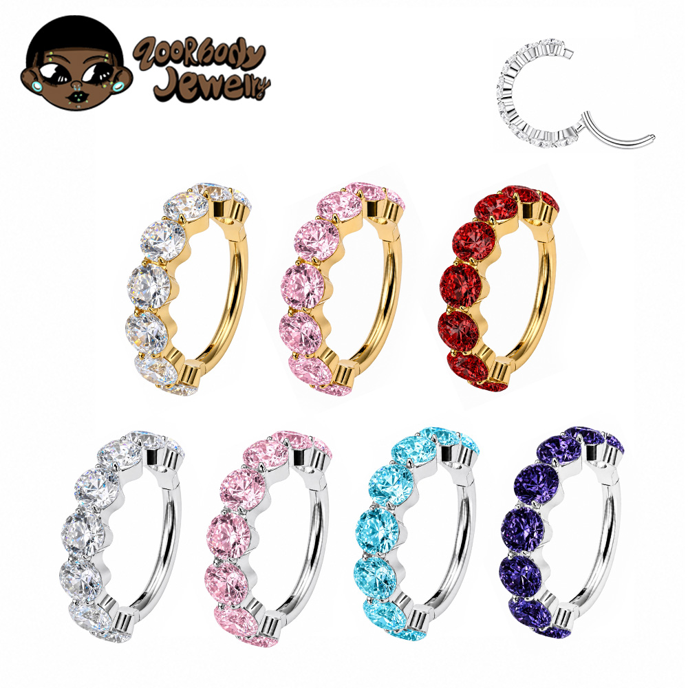 ZOOR F136 Titanium Luxury Zirc - Zoor Body Jewelry ulasan dan harga