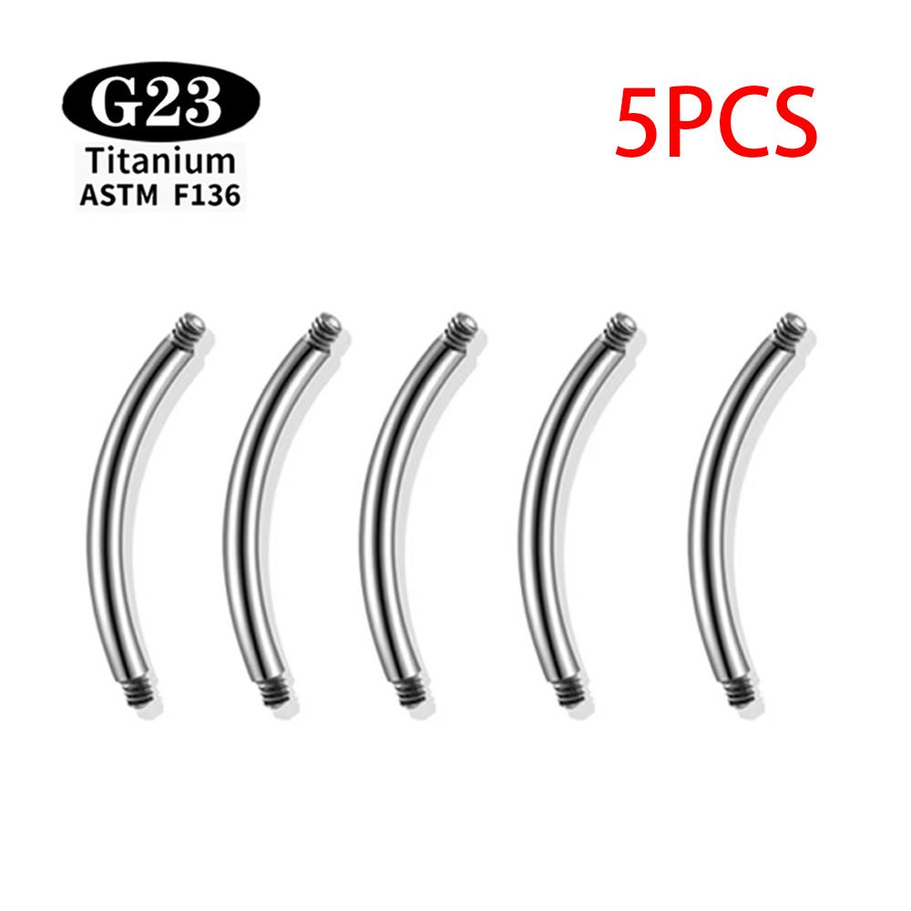 5 Pcs/Lot ASTM F136 Titanium I - Zoor Body Jewelry ulasan dan harga