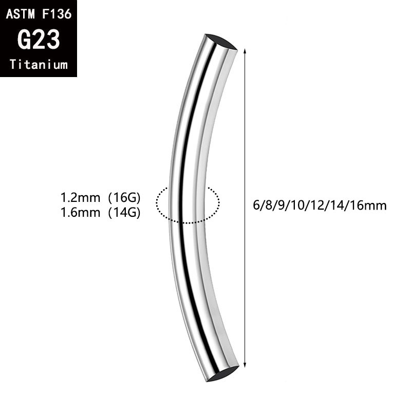 5 Pcs/Lot ASTM F136 Titanium I - Zoor Body Jewelry ulasan dan harga