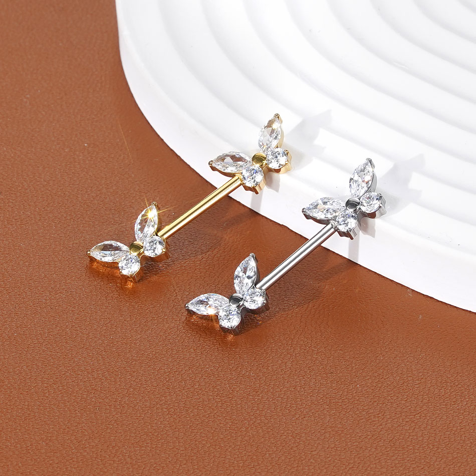 1Pc G23 Titanium Nipple Ring S - Zoor Body Jewelry ulasan dan harga