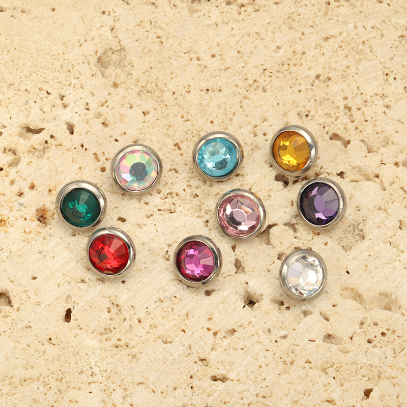 1PCS ASTM F136 Titanium Bezel  - Zoor Body Jewelry ulasan dan harga