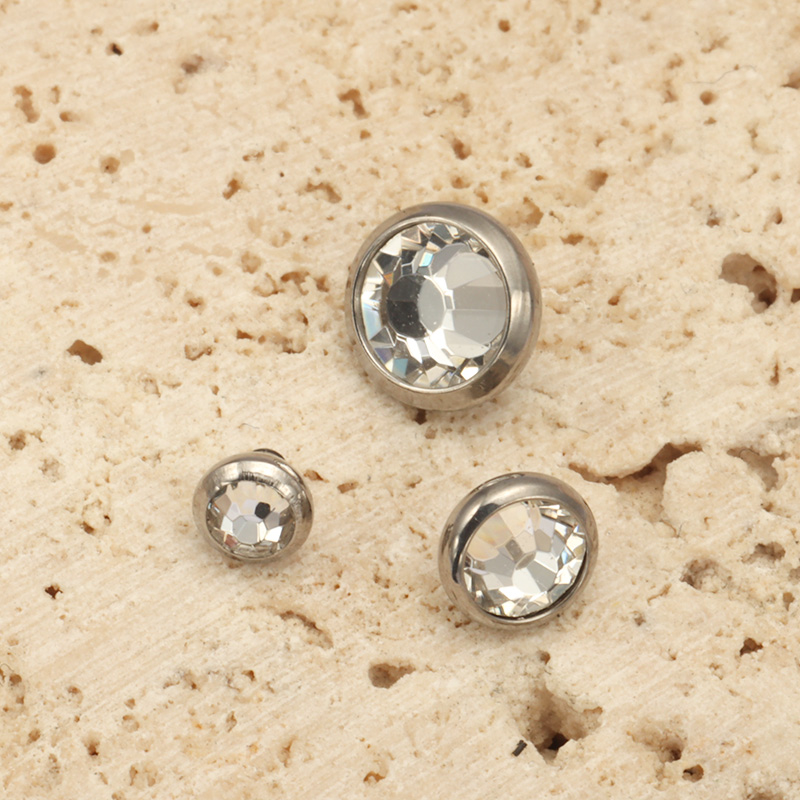 1PCS ASTM F136 Titanium Bezel  - Zoor Body Jewelry ulasan dan harga