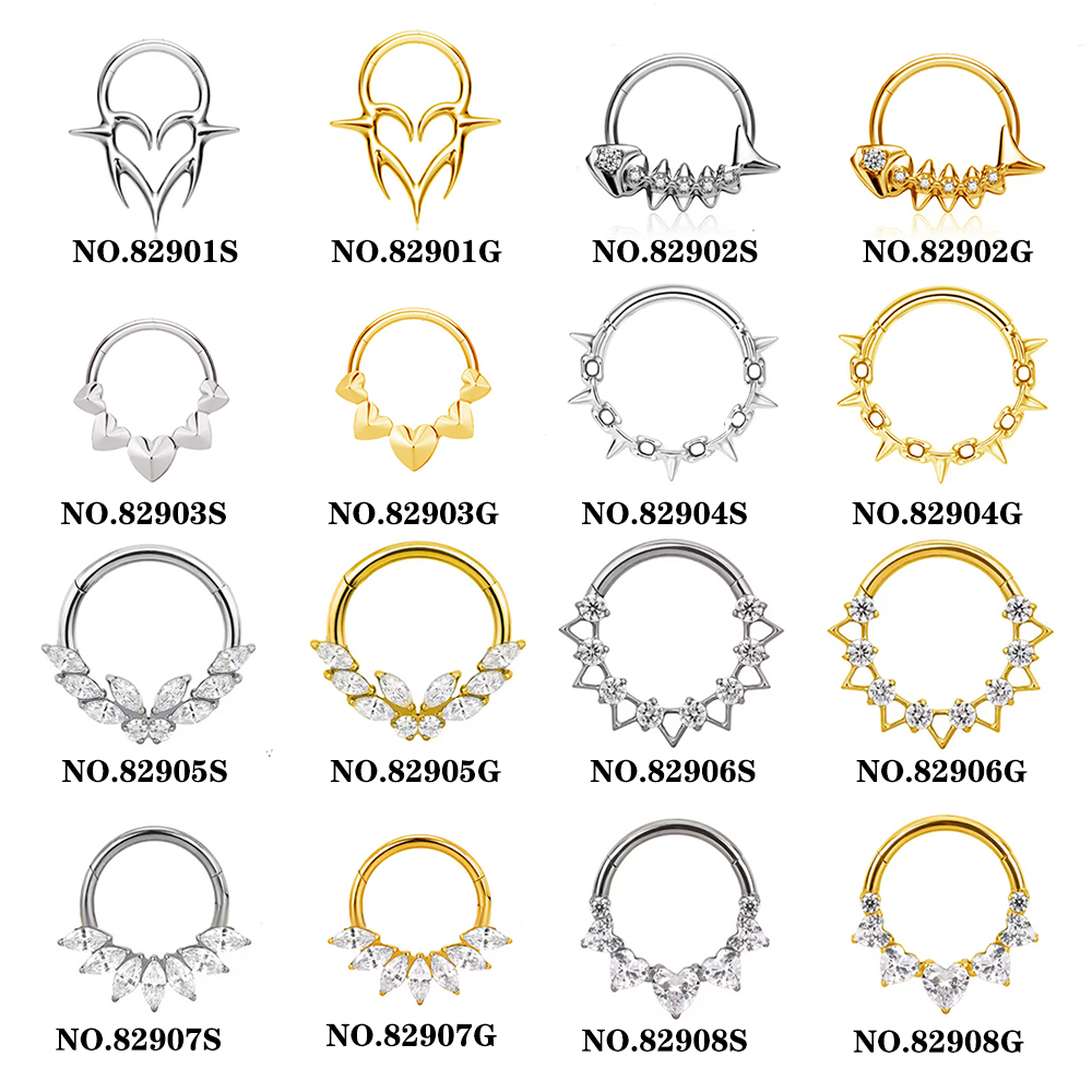 1PCS G23 Titanium Conch Hoop R - Rook Curved Barbell ulasan dan harga